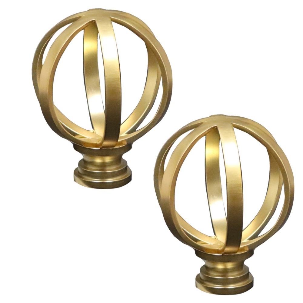 Gold Finials - Set of 2